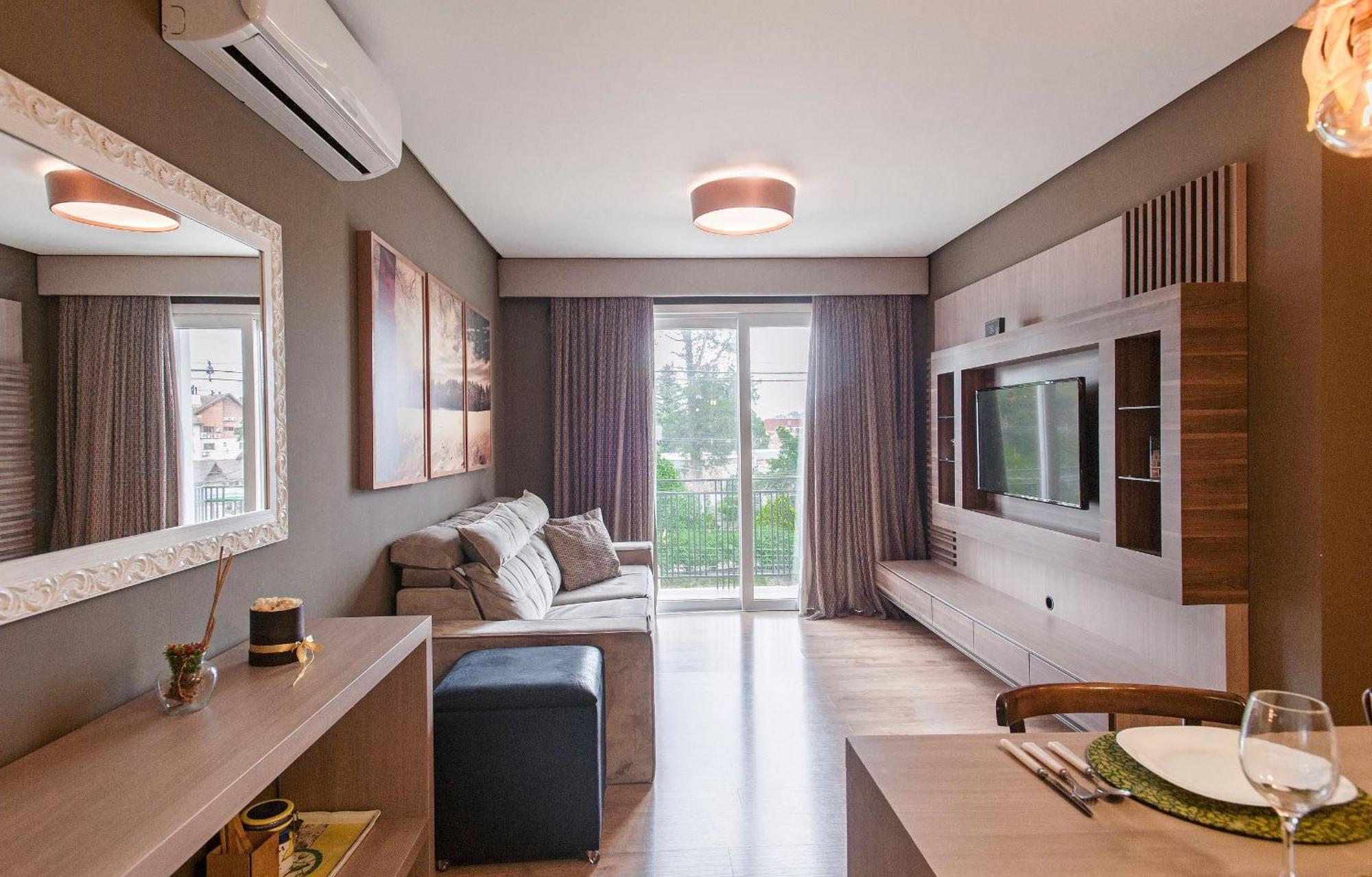 Locar-In Gramado - Loft One Centro I Daire Dış mekan fotoğraf